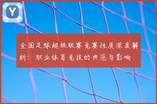 全国足球超级联赛竞赛性质深度解析:职业体育竞技的典范与影响